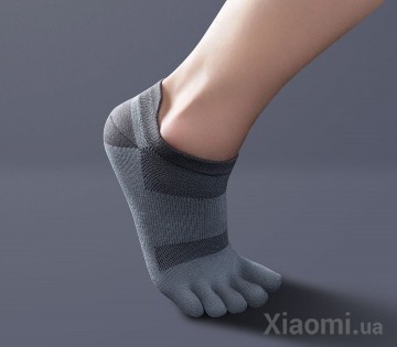 Носки 90FUN Coolmas Sports Five Finger Socks 2 pairs Grey 35-39